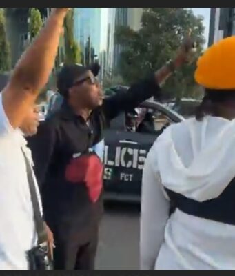 BREAKING: Security Operatives Open Fire on #FreeNnamdiKanuNow Protesters in Abuja