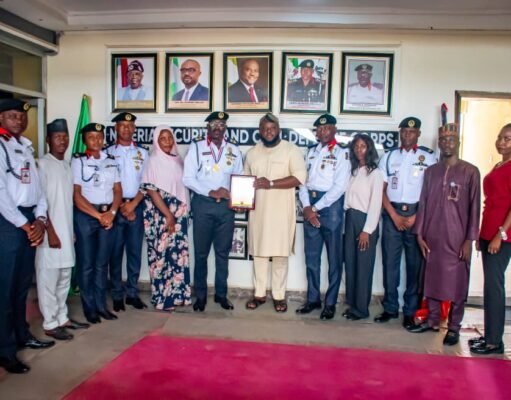 Odumosu honoured, as NSCDC boss warns against youth involvement in cybercrime